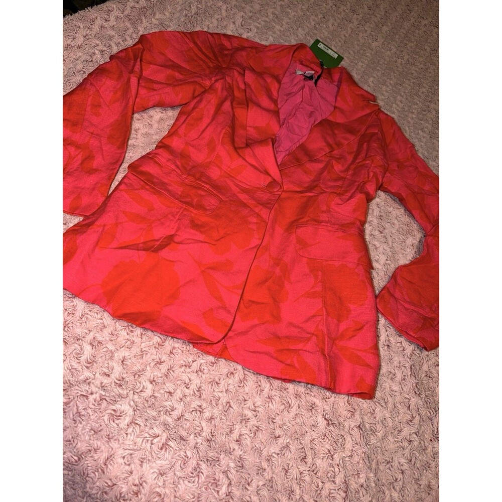 Kate Spade New York x Target Classic Rose Blazer Workwear Woman Size XXS Pink
